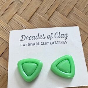 Vibrant Green Earrings